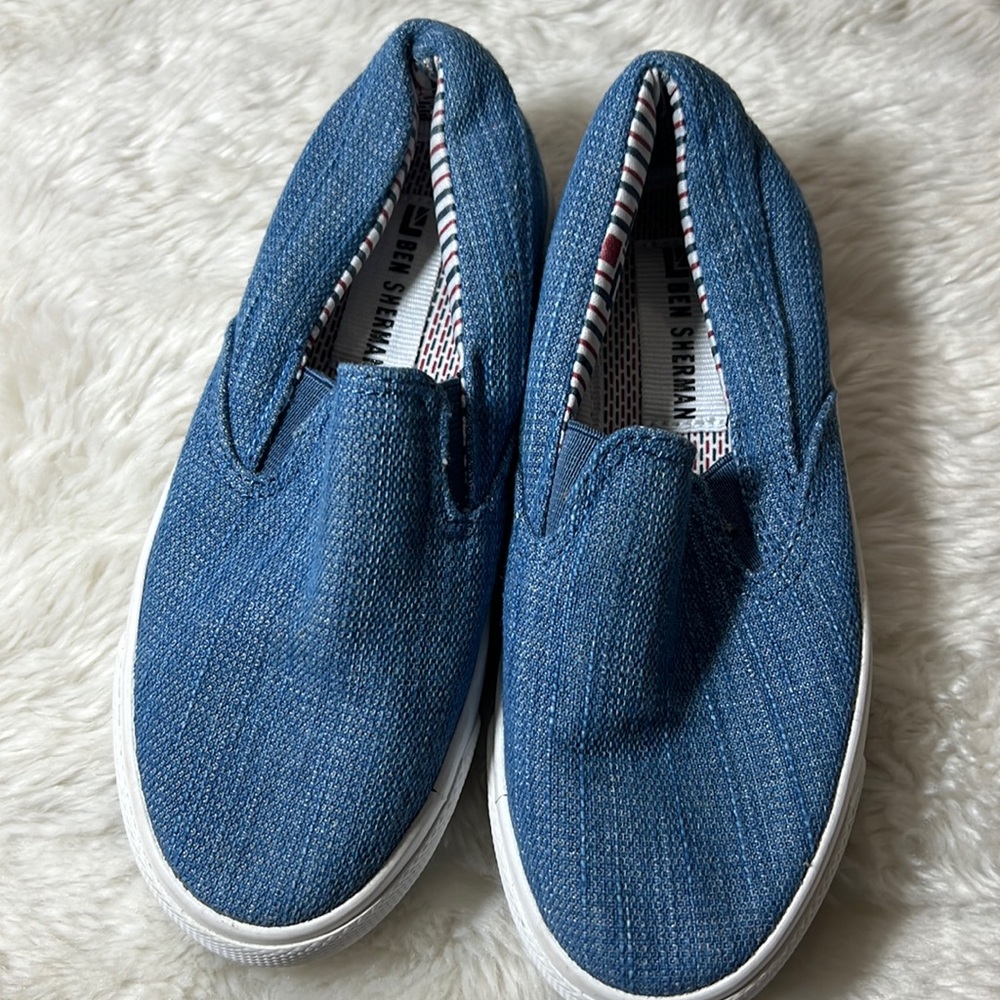 Ben Sherman slip in jeans shoes size 12